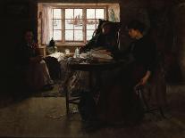 By the Fireside-Frank Bramley-Framed Giclee Print