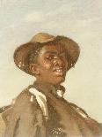 A Negro, Head and Shoulders-Frank Buchser-Framed Giclee Print