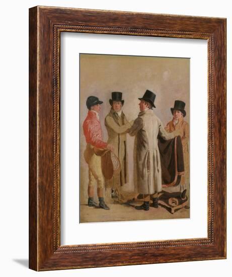 Frank Buckle, John Wastel, Robert Robson and a Stable Lad-Benjamin Marshall-Framed Giclee Print