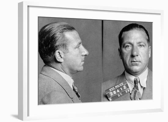 Frank Costello Mugshot-null-Framed Art Print