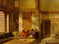 The House of Moufti Sheikh El Mahadi, Cairo, 1873-Frank Dillon-Framed Giclee Print