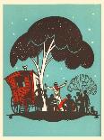 The Gypsy Story Teller-Frank Dobias-Art Print