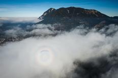 Paraglider, Aviation, Paragliding, Lake Garda, Monte Baldo-Frank Fleischmann-Photographic Print