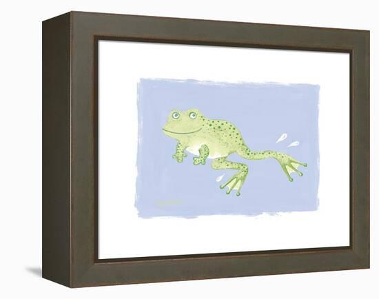 Frank Frog-Lucy Davies-Framed Stretched Canvas