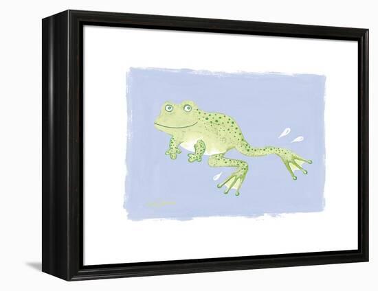 Frank Frog-Lucy Davies-Framed Stretched Canvas