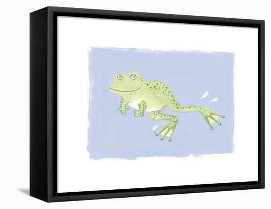 Frank Frog-Lucy Davies-Framed Stretched Canvas