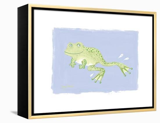 Frank Frog-Lucy Davies-Framed Stretched Canvas