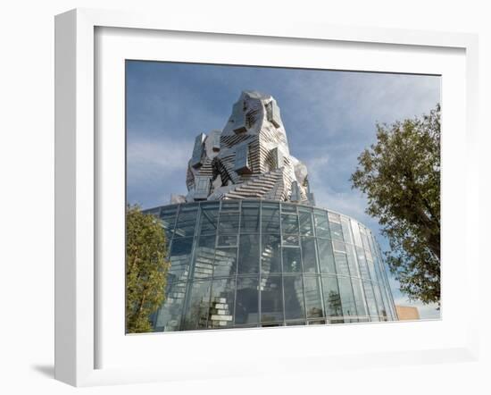 Frank Gehry's The Tower, LUMA Arts Centre, Parc des Ateliers, Arles, Provence, France, Europe-Jean Brooks-Framed Photographic Print
