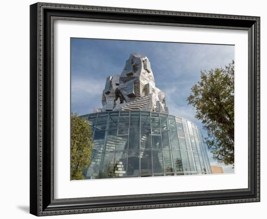 Frank Gehry's The Tower, LUMA Arts Centre, Parc des Ateliers, Arles, Provence, France, Europe-Jean Brooks-Framed Photographic Print