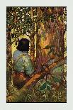 Robinson Crusoe: I Jumped Up and Went Out Through My Little Grove-Frank Goodwin-Stretched Canvas