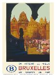 Bruxelles (Brussels) Belgium - Is Reached Best by Railway-Frank H^ Mason-Art Print