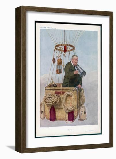 Frank Hedges Butler Motorist and Aviator-Spy (Leslie M. Ward)-Framed Art Print