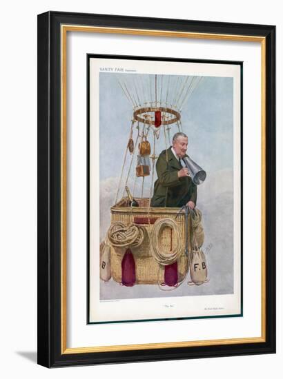 Frank Hedges Butler Motorist and Aviator-Spy (Leslie M. Ward)-Framed Art Print