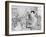 Frank Hirosama in laboratory at Manzanar, 1943-Ansel Adams-Framed Photographic Print