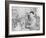 Frank Hirosama in laboratory at Manzanar, 1943-Ansel Adams-Framed Photographic Print