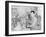 Frank Hirosama in laboratory at Manzanar, 1943-Ansel Adams-Framed Photographic Print