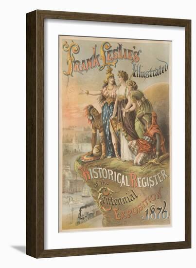 Frank Lesli's Illustrated 1876 Centennial Exposition Poster-null-Framed Giclee Print