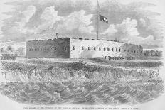 Fort Pulaski at Entrance to Savannah River-Frank Leslie-Art Print