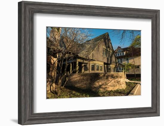 Frank Lloyd Wright Home and Studio-Steve Gadomski-Framed Photographic Print