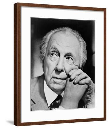 'Frank Lloyd Wright Master American Architect in 1954 ...