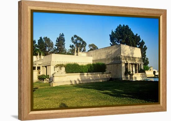 Frank Lloyd Wright's "Hollyhock House", Los Angeles, California-null-Framed Premier Image Canvas