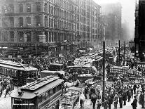 Chicago: Traffic, 1909-Frank M. Hallenbeck-Framed Premier Image Canvas