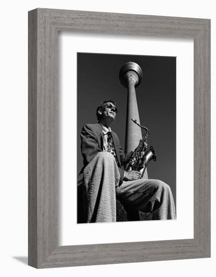 Frank M., Saxophonist-Klaus Ratzer-Framed Photographic Print