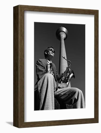 Frank M., Saxophonist-Klaus Ratzer-Framed Photographic Print