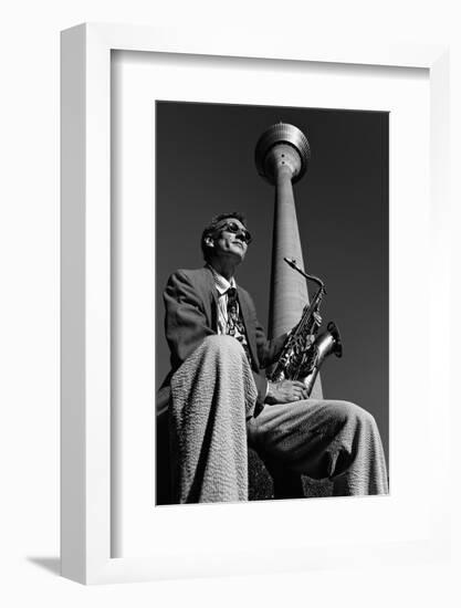 Frank M., Saxophonist-Klaus Ratzer-Framed Photographic Print