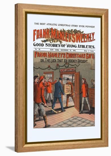 Frank Manley's Christmas Gift, Or, The Luck That Ice Hockey Brought-null-Framed Stretched Canvas