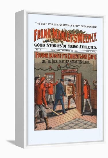 Frank Manley's Christmas Gift, Or, The Luck That Ice Hockey Brought-null-Framed Stretched Canvas