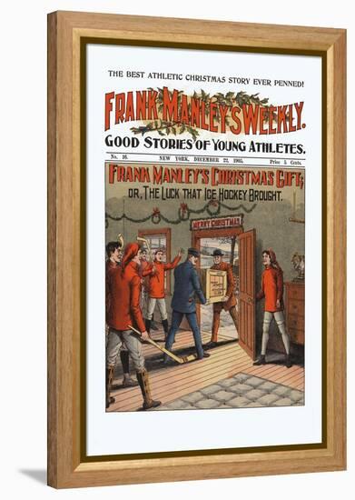 Frank Manley's Christmas Gift, Or, The Luck That Ice Hockey Brought-null-Framed Stretched Canvas