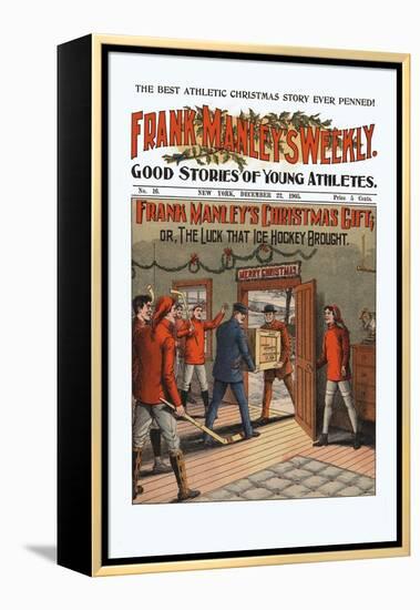 Frank Manley's Christmas Gift, Or, The Luck That Ice Hockey Brought-null-Framed Stretched Canvas