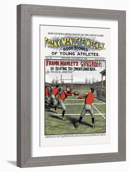 Frank Manley's Football Strategy-null-Framed Art Print