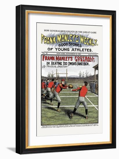 Frank Manley's Football Strategy-null-Framed Art Print