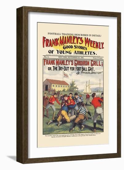 Frank Manley's Gridiron Grill-null-Framed Art Print