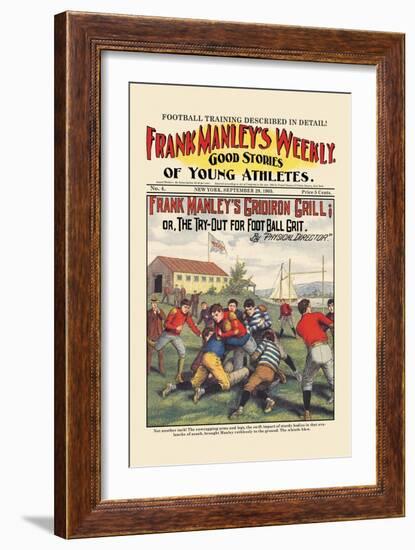 Frank Manley's Gridiron Grill-null-Framed Art Print