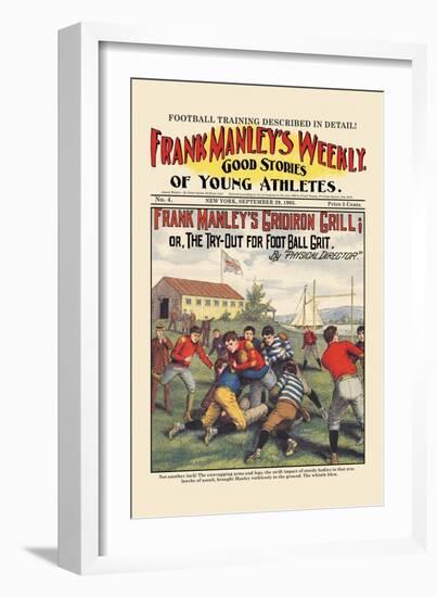 Frank Manley's Gridiron Grill-null-Framed Art Print