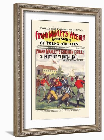 Frank Manley's Gridiron Grill-null-Framed Art Print