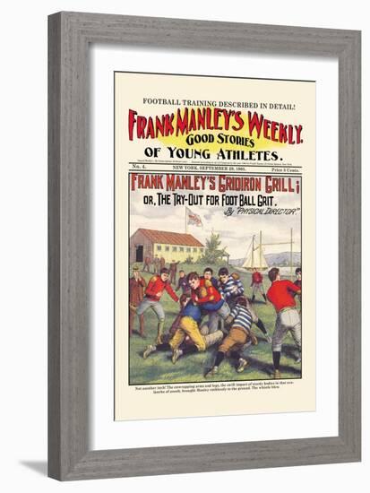 Frank Manley's Gridiron Grill-null-Framed Art Print