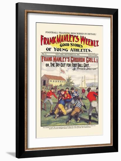 Frank Manley's Gridiron Grill-null-Framed Art Print