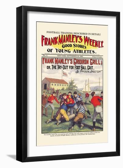 Frank Manley's Gridiron Grill-null-Framed Art Print