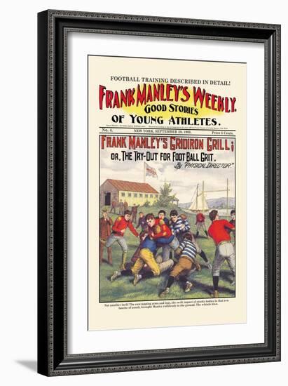 Frank Manley's Gridiron Grill-null-Framed Art Print