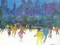 "Ice Skating in Central Park," January 5, 1963-Frank Mullins-Framed Premier Image Canvas