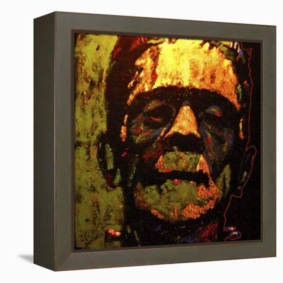 Frank N Stein 001 Touched-Rock Demarco-Framed Premier Image Canvas
