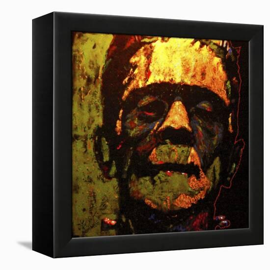 Frank N Stein 001 Touched-Rock Demarco-Framed Premier Image Canvas