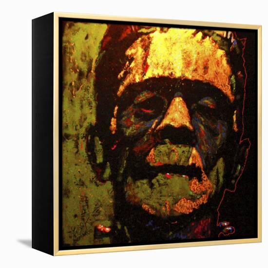 Frank N Stein 001 Touched-Rock Demarco-Framed Premier Image Canvas