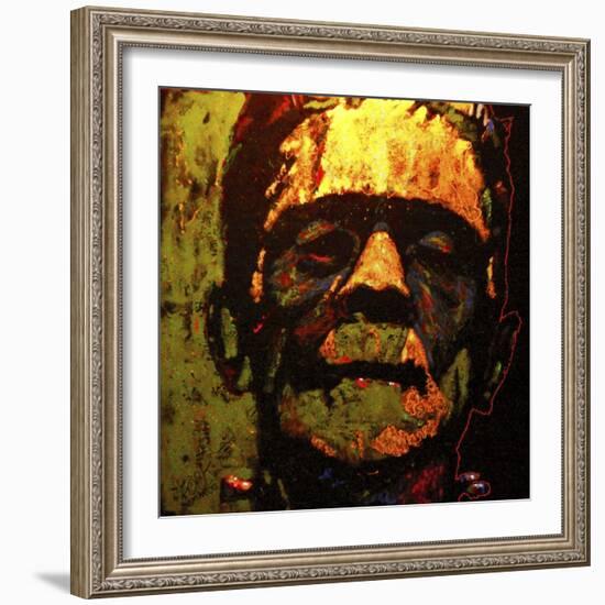 Frank N Stein 001 Touched-Rock Demarco-Framed Giclee Print