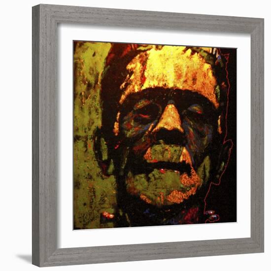 Frank N Stein 001 Touched-Rock Demarco-Framed Giclee Print