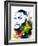 Frank Ocean Watercolor-Jack Hunter-Framed Art Print